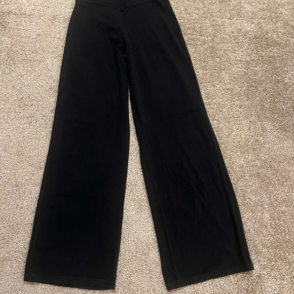 Athleta Elation wide leg pant high waisted  small Tall black - Picture 8 of 12